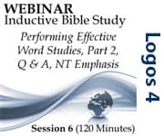 Inductive Bible Study, Part 06