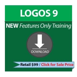 LOGOS 9 NEW FEATURES ONLY TRAINING VIDEOS - DOWNLOAD ONLY
