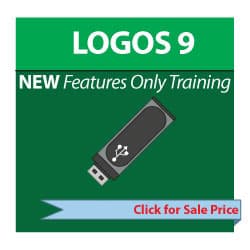 LOGOS 9 NEW FEATURES ONLY TRAINING VIDEOS - USB ONLY