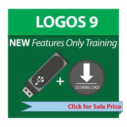 LOGOS 9 NEW FEATURES ONLY TRAINING VIDEOS - USB AND DOWNLOAD