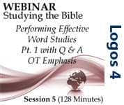 Studying the Bible, Part 05