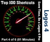 Logos 4 Top 100 Shortcuts - Part 4/6
