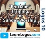 "Proclaim" Training for Sunday Worship